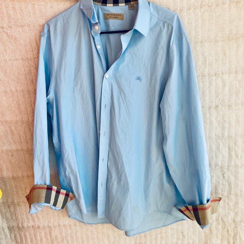 BURBERRY check cuffs shirt - Picture 2 of 4